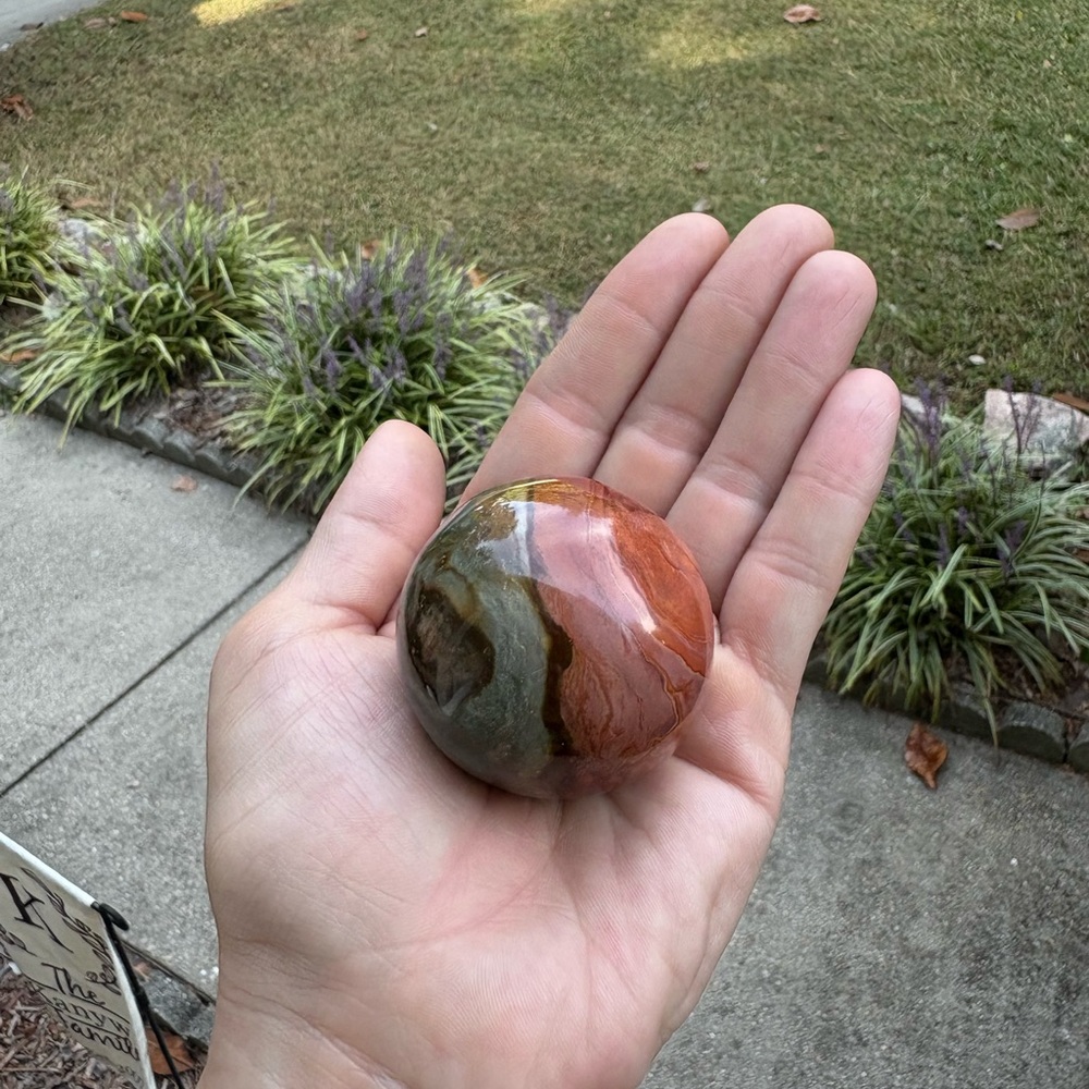 Poly Chrome Jasper Sphere